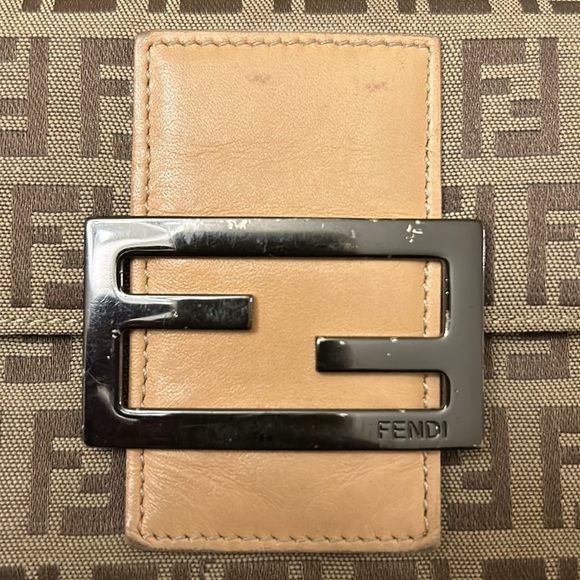 FENDI vintage canvas zucchino long wallet .Beautiful condition! - Picture 5 of 17